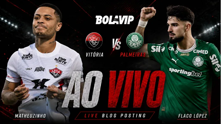 Vitória x Palmeiras é transmitido ao vivo pelo Bolavip Brasil