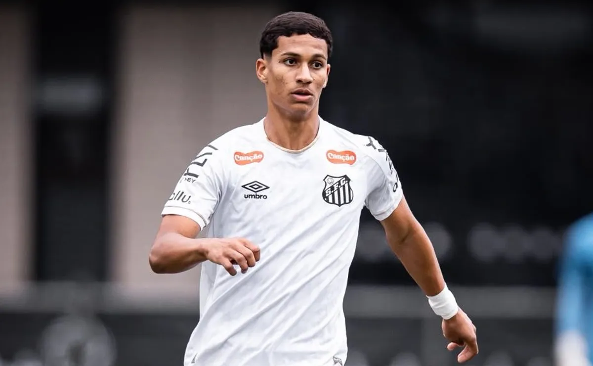 Promessa do Santos, Rafael Gonzaga celebra convocação para a Seleção Brasileira Sub-20