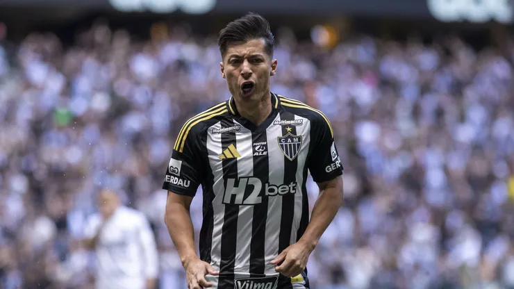 Alan Franco é um dos estrangeiros do elenco do Atlético-MG. Foto: Fernando Moreno/AGIF