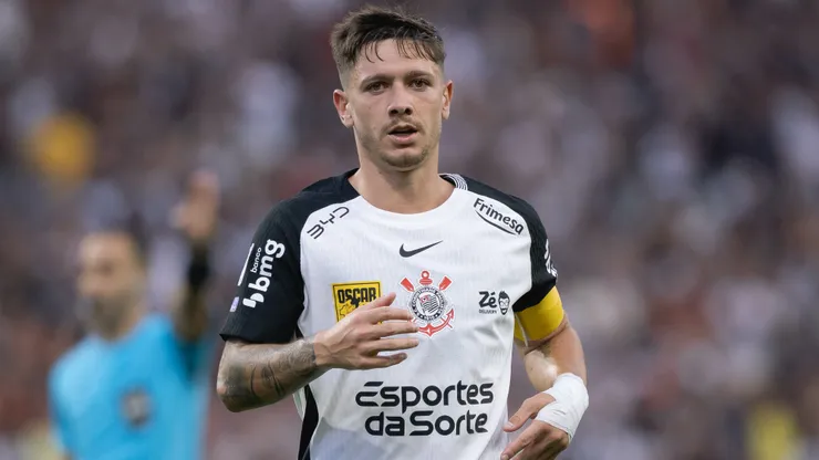 Garro durante partida pelo Corinthians. Foto: Ettore Chiereguini/AGIF