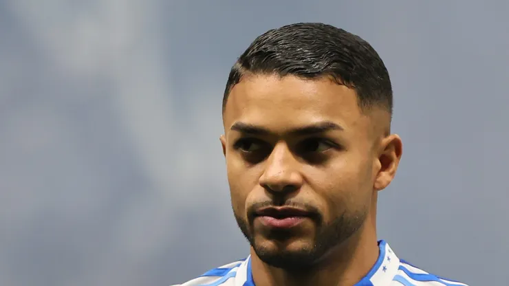 Wanderson durante partida na Arena MRV.