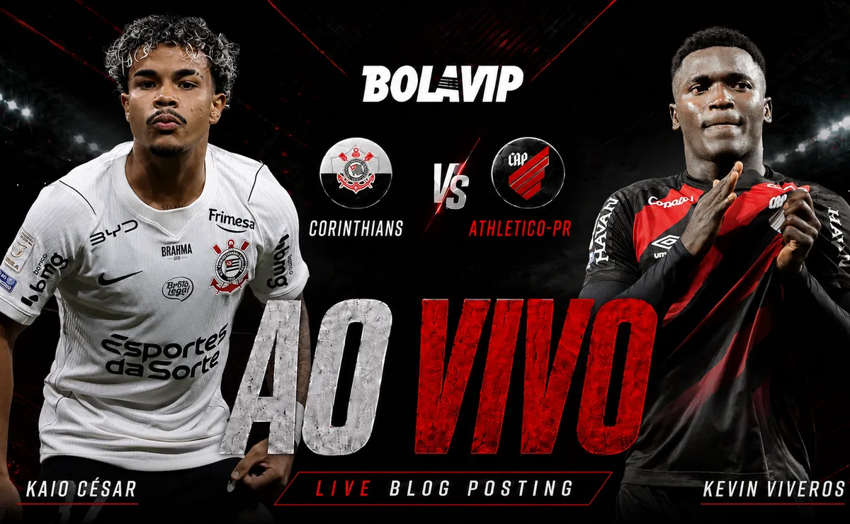 Ao Vivo | Corinthians x Athletico-PR: acompanhe de graça o jogo em tempo real | Brasileirão 2026