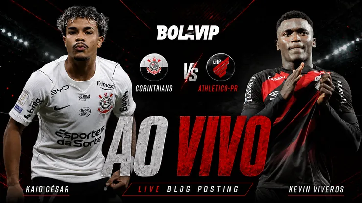 Corinthians x Athletico-PR é transmitido ao vivo pelo Bolavip Brasil