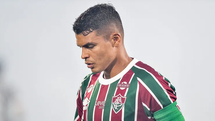 Thiago Silva jogador do Fluminense durante partida contra o Vasco no estadio Maracana pelo campeonato Copa Do Brasil 2025.