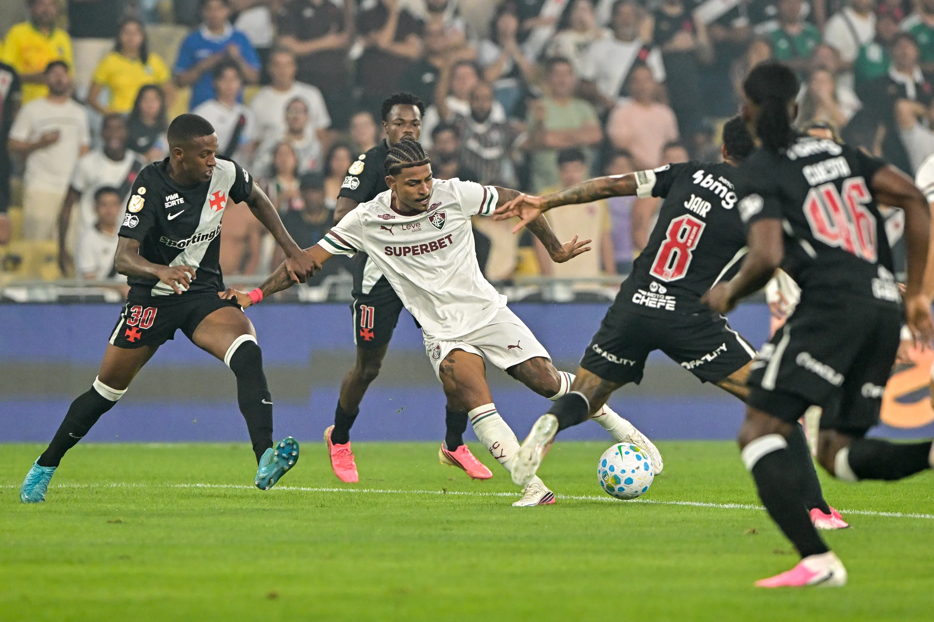 Vasco x Fluminense. Foto: Thiago Ribeiro/AGIF