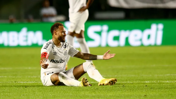 Presença de Neymar segue indefinida, e Santos adota tom pessimista para decisão com o Remo - Foto Mauricio De SouzaAGIF
