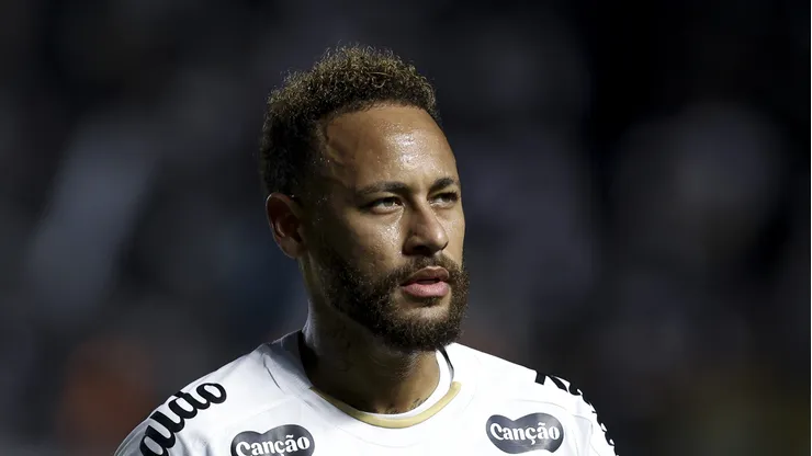 Neymar, camisa 10 do Santos. Foto: Ricardo Moreira/Getty Images