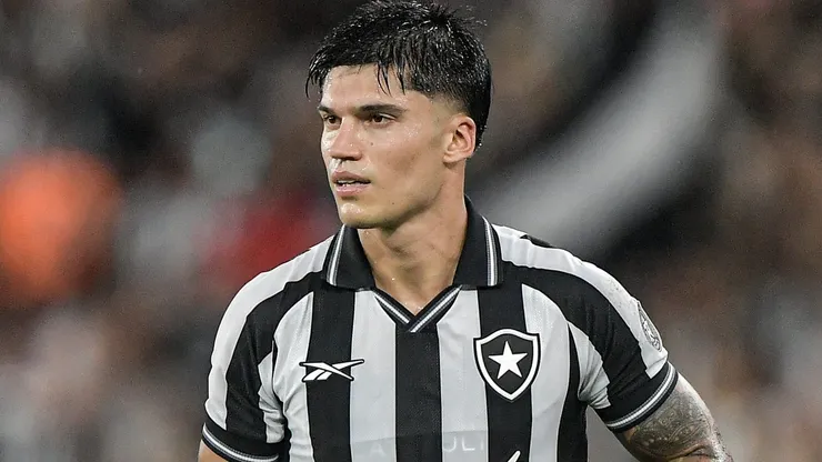 Joaquin Correa jogador do Botafogo comemora seu gol durante partida contra o Bangu no estadio Engenhao pelo campeonato Carioca 2026