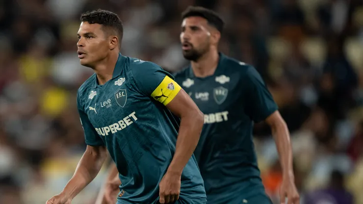 Thiago Silva e Ignácio formaram uma das duplas de zaga do Fluminense. Foto: Jorge Rodrigues/AGIF