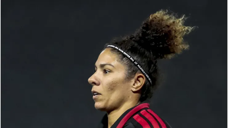 Cristiane em ação pelo time feminino do Fla