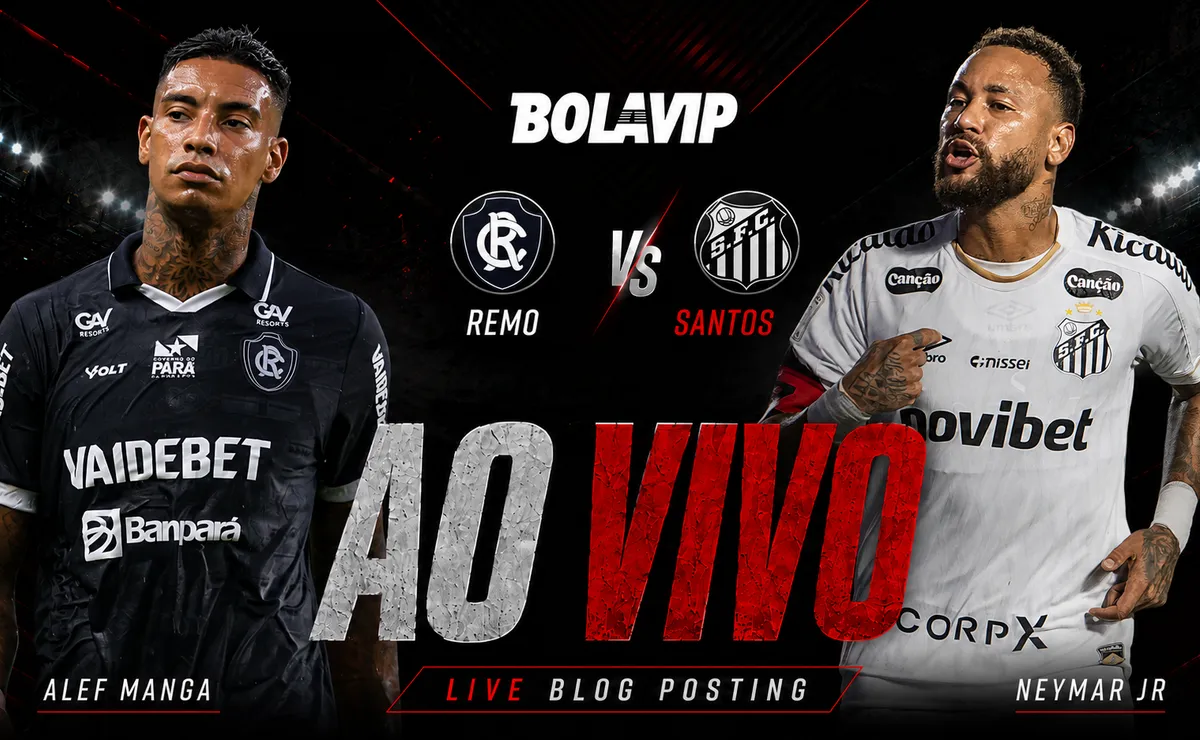 Ao Vivo | Remo x Santos: acompanhe de graça o jogo em tempo real | Copa do Brasil