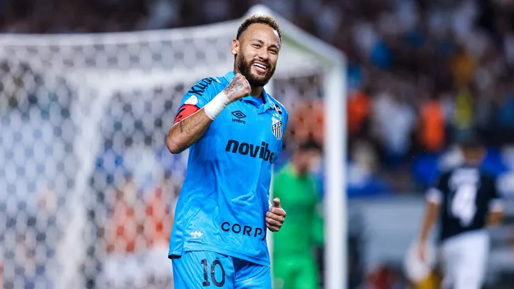 Neymar, em ação em Remo x Santos