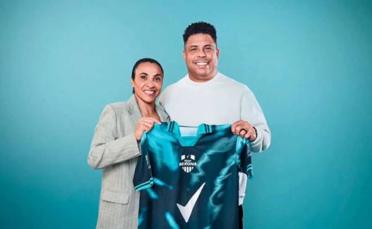 Marta e Ronaldo estrelam campanha da Rexona para a Copa do Mundo Feminina de 2027