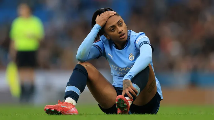Kerolin enfrentou risco de amputação, punição e lesão antes de fazer história no Barcelona - Foto Carl RecineGetty Images
