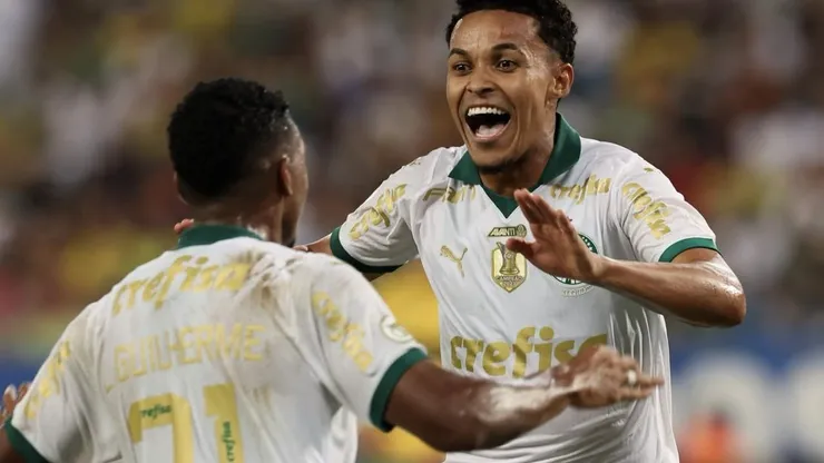 Lázaro comemora gol do Palmeiras diante do Cuiabá - Foto: Divulgação/SEP