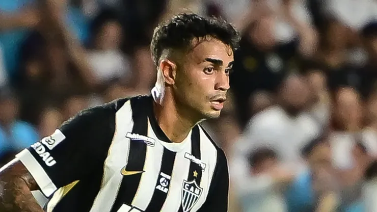 Reinier jogador do Atletico-MG durante partida contra o Santos no estadio Vila Belmiro pelo campeonato Brasileiro A 2026.