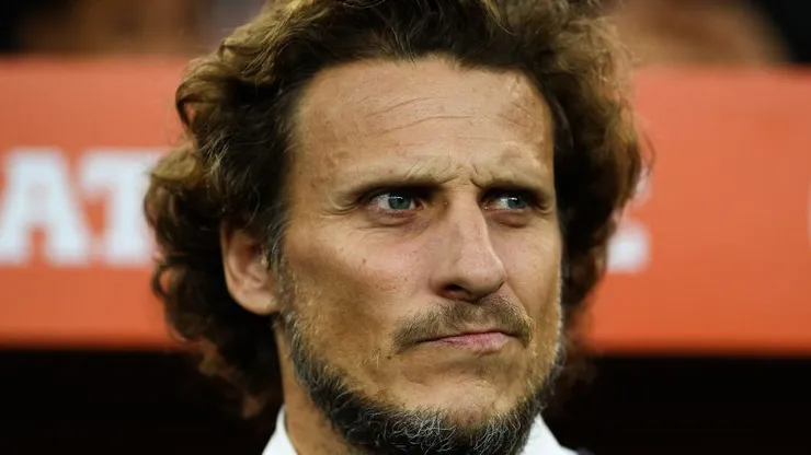 Técnico Forlan. Foto: Buda Mendes/Getty Images