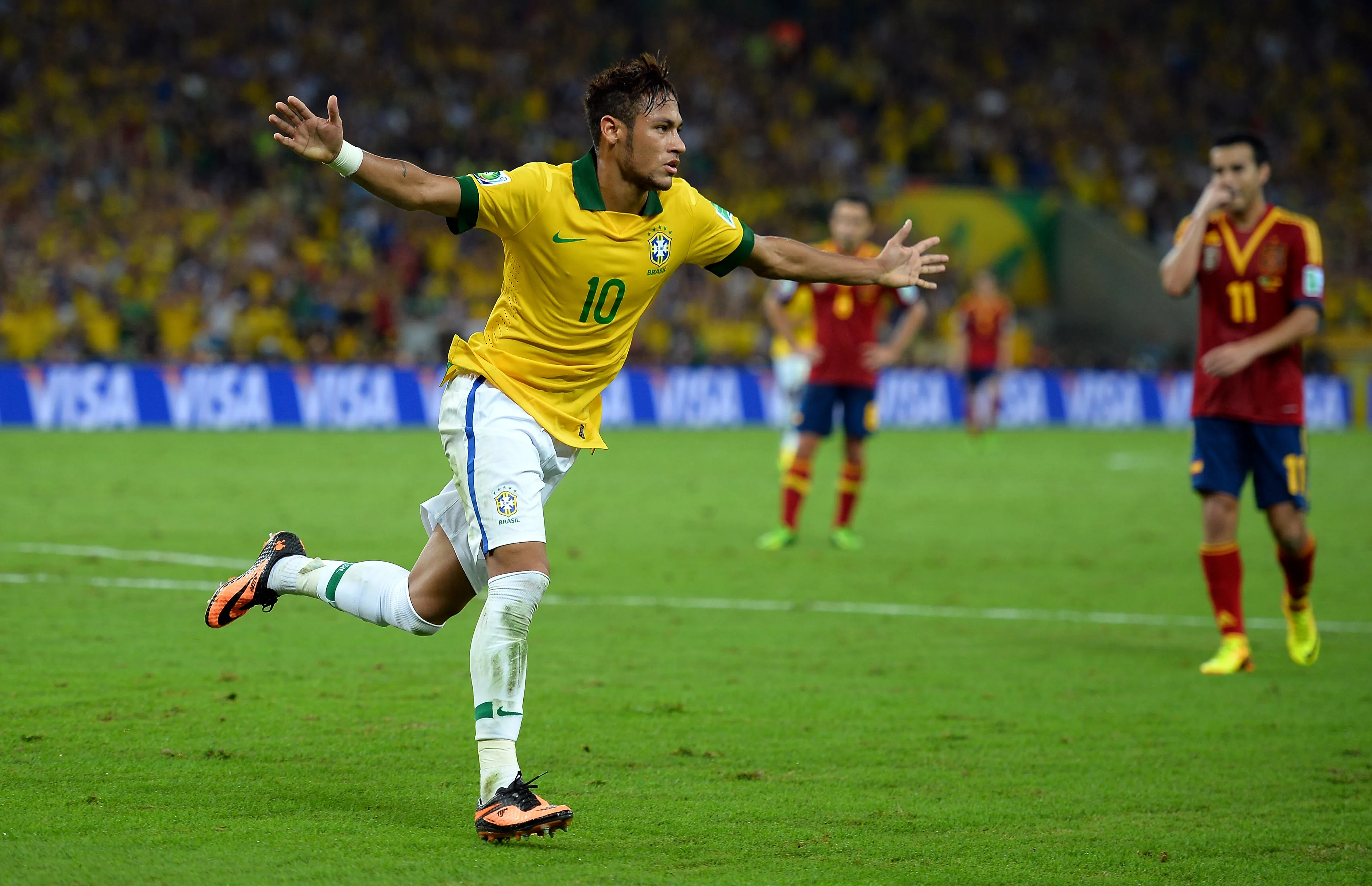 A final da Copa das Confederações em 2013. Foto: Laurence Griffiths/Getty Images
