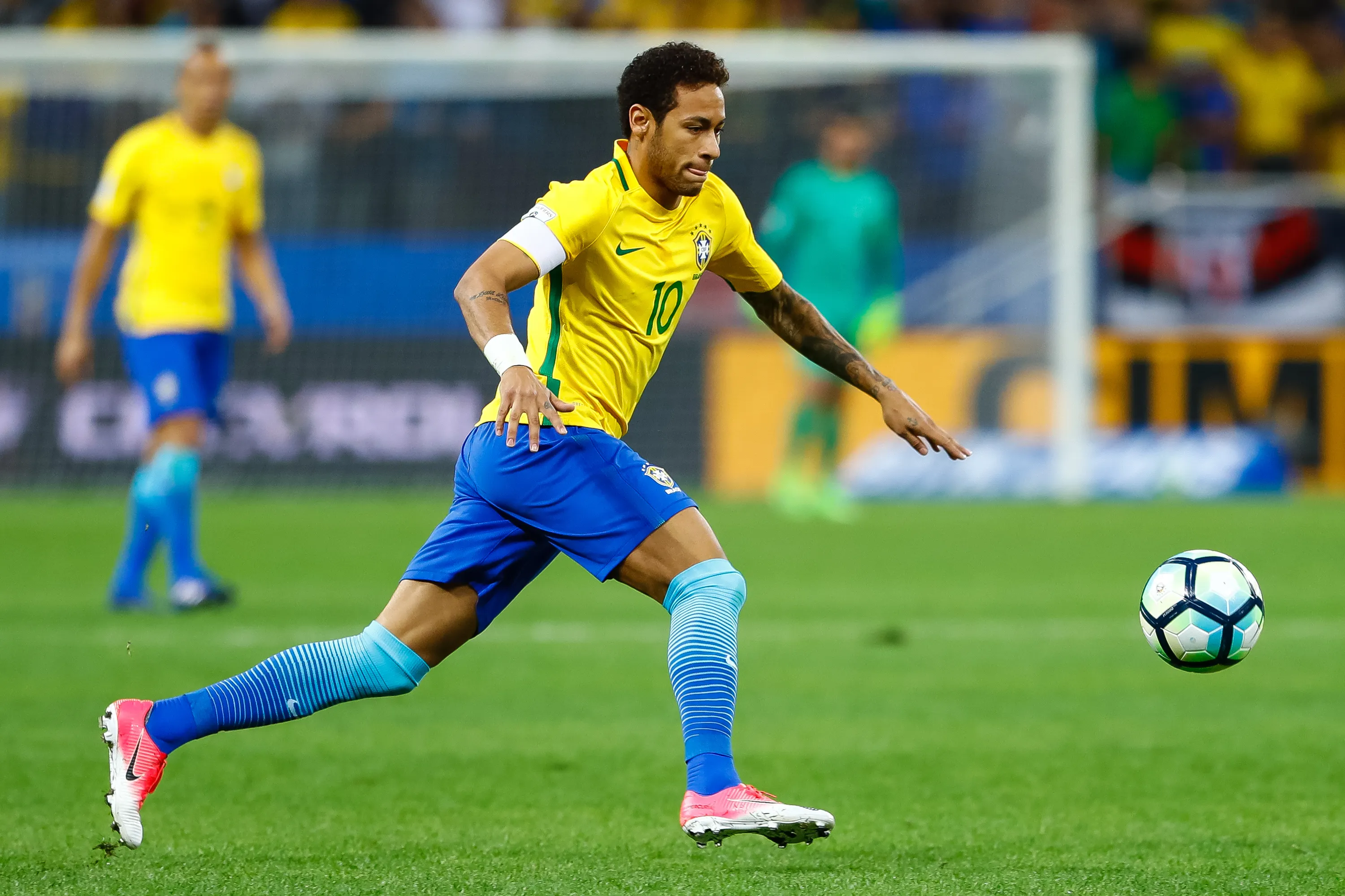 A partida contra o Paraguai nas Eliminatórias para a Copa do Mundo de 2018. Foto: Buda Mendes/Getty Images