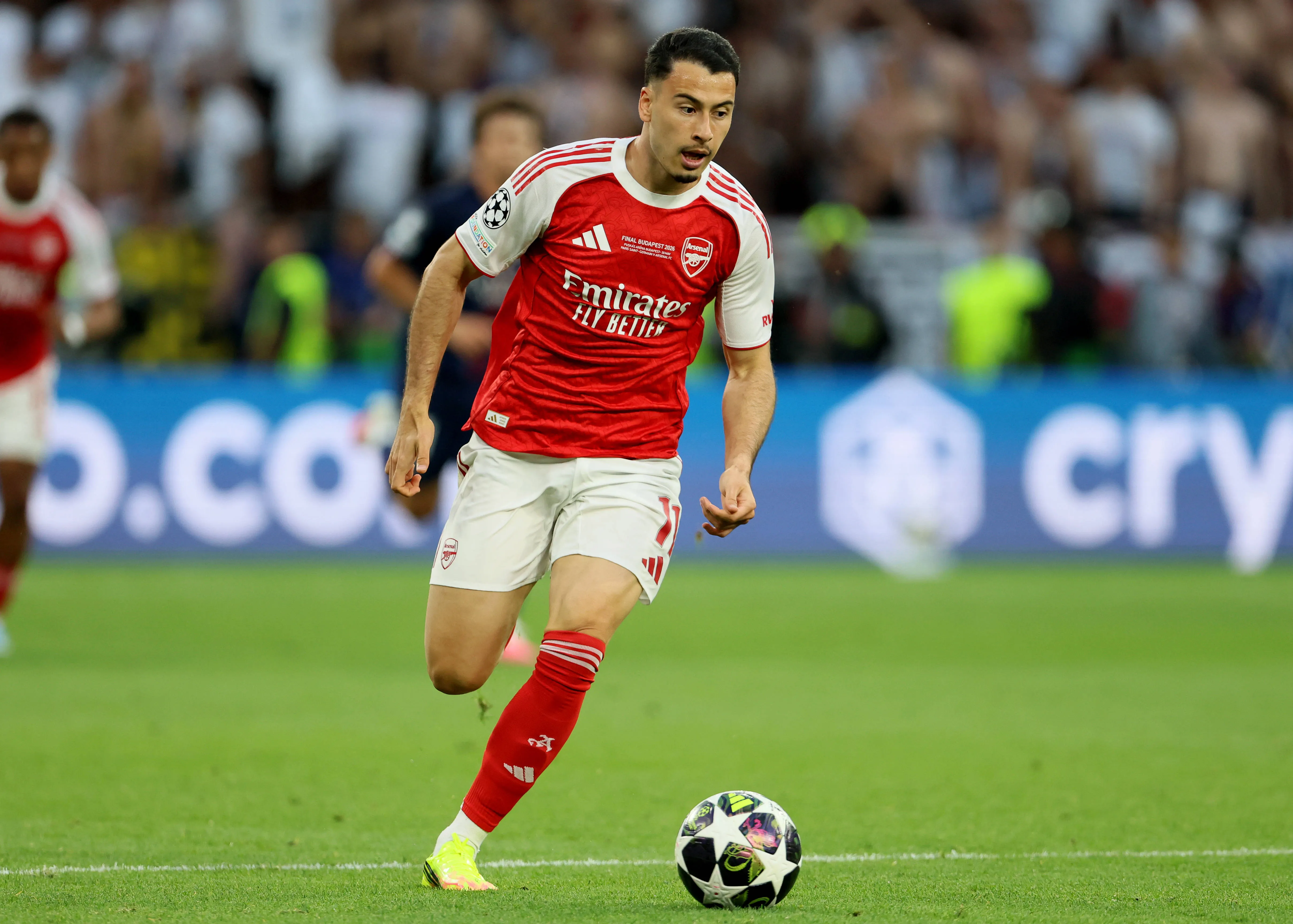 Gabriel Martinelli está no Arsenal desde 2019 e vem valorizado na atual janela de transferências – Foto: IMAGO / APL
