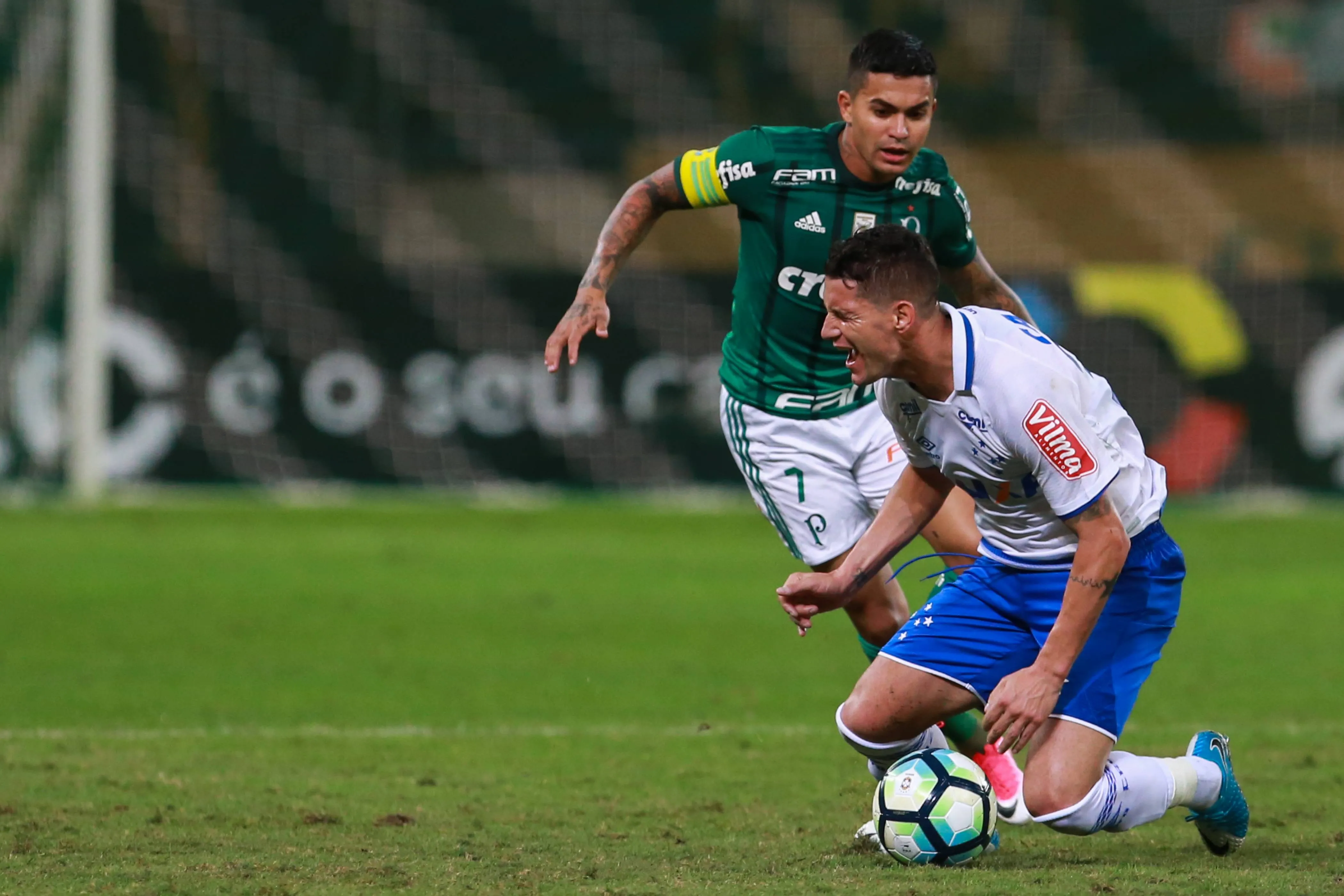 Palmeiras x Cruzeiro em 2017 fizeram um dos confrontos mais emocionantes do Nubank Parque pela Copa do Brasil – Foto: IMAGO / Fotoarena