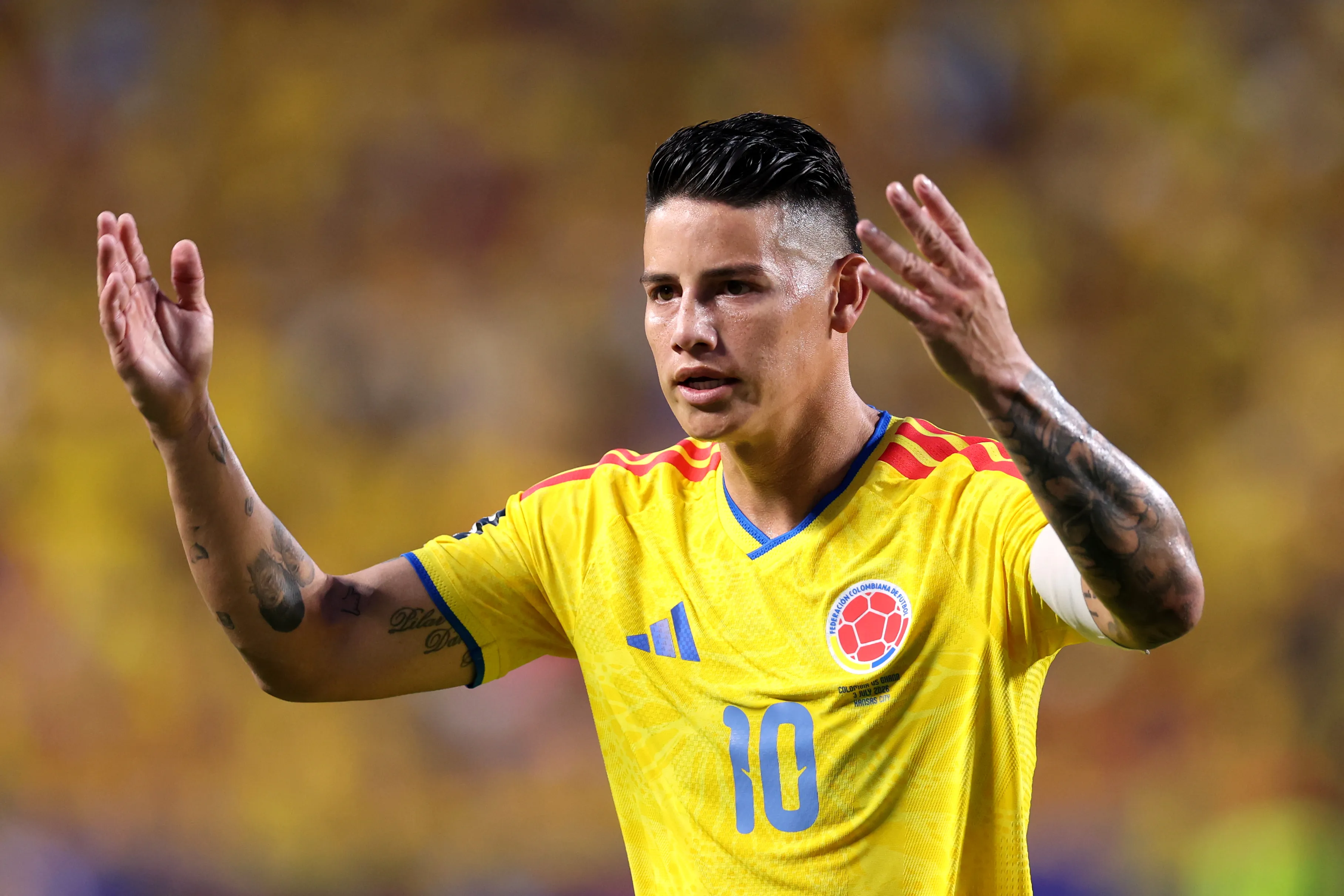 James Rodríguez. Foto: Luke Hales/Getty Images
