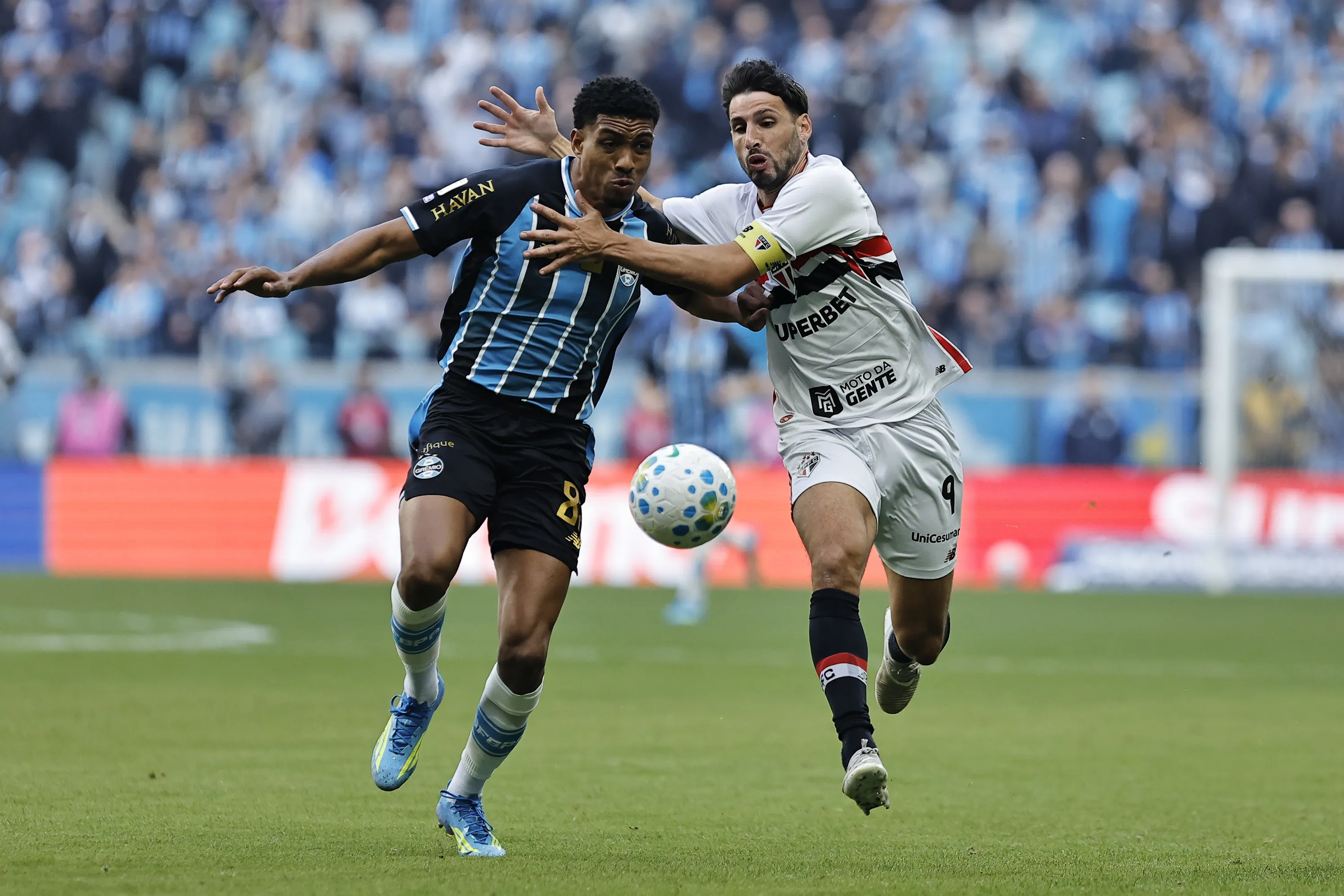 Grêmio x São Paulo. Foto: Roberto Vinicius/AGIF