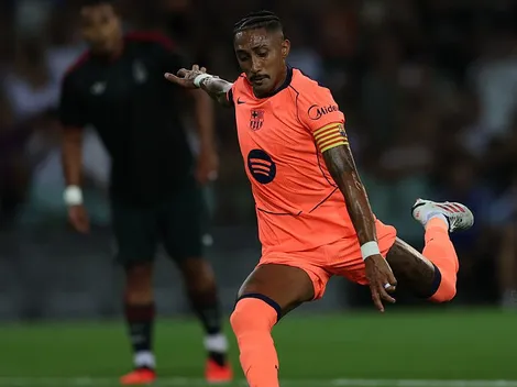 Raphinha marca em amistoso e recebe elogios do técnico do Barcelona