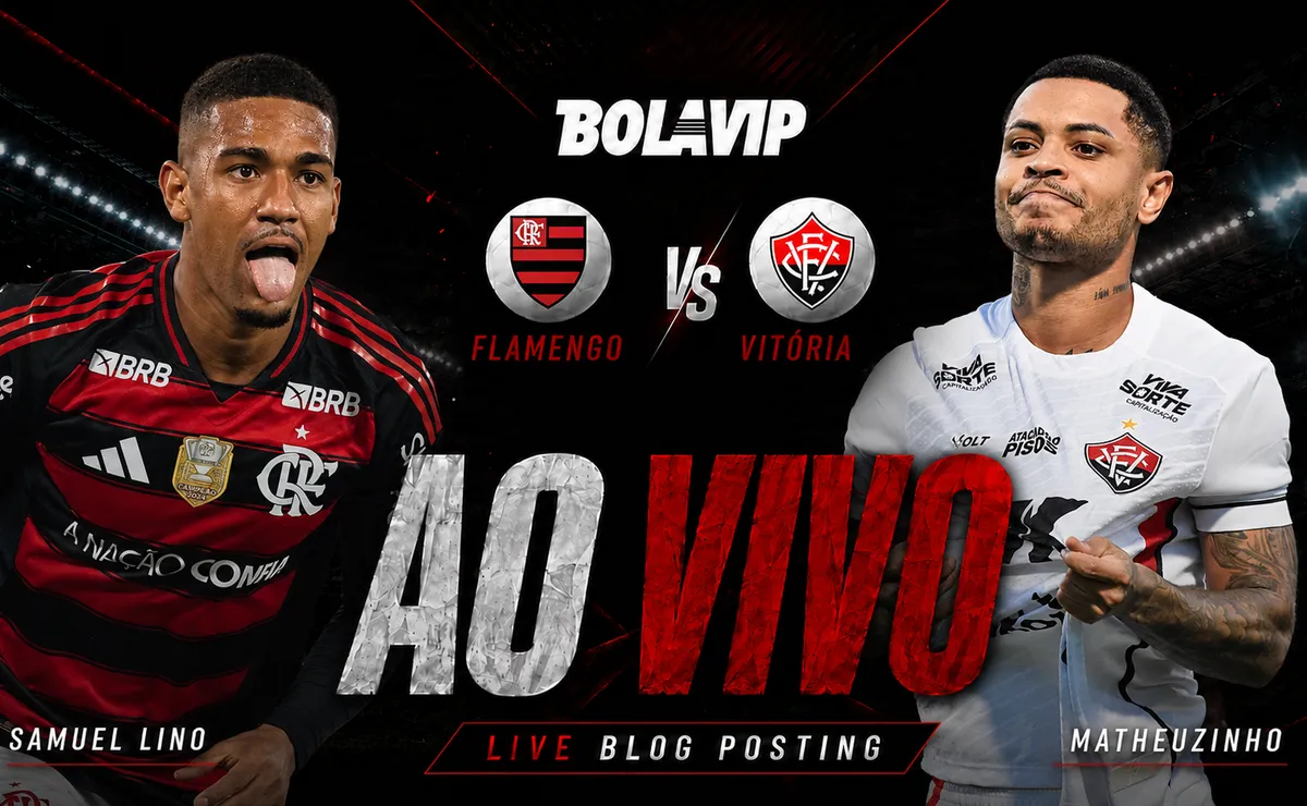 Flamengo x Vitória Ao Vivo: Acompanhe de graça o jogo em tempo real | Brasileirão