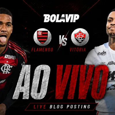 Flamengo bate o Vitória e diminui diferença para o Palmeiras