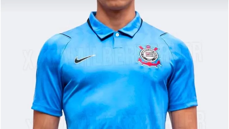 Suposta nova terceira camisa do Corinthians. Foto: Reprodução