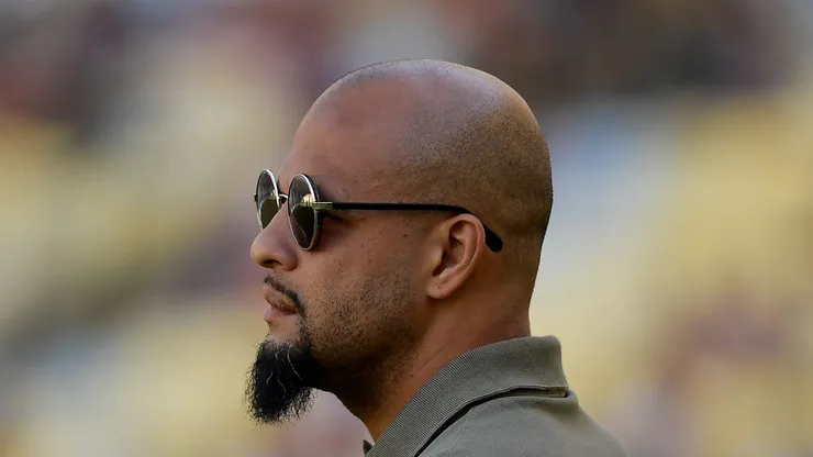 Felipe Melo ex-volante e atual comentarista.