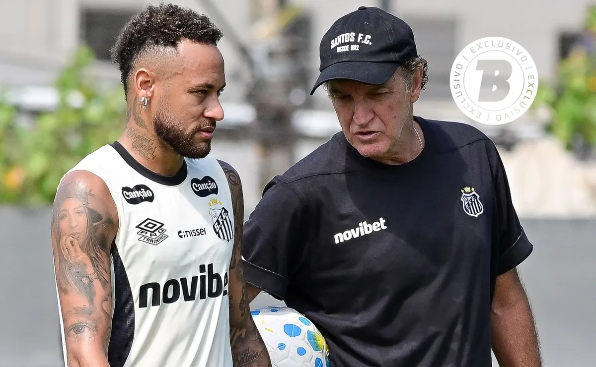 Exclusivo: Cuca cobra disciplina de Neymar e confirma craque titular na Copa Sul-Americana