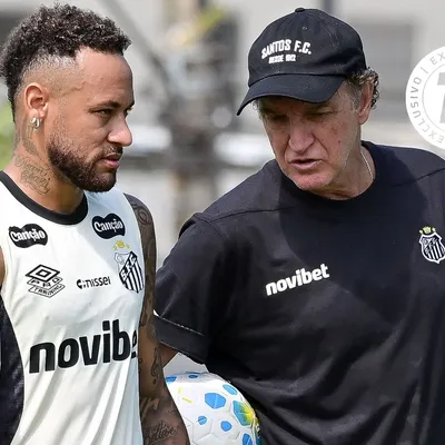Cuca se reúne com Neymar e exige mais disciplina no Santos