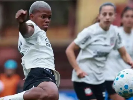 Rhaizza marca primeiro gol após chegar ao Corinthians