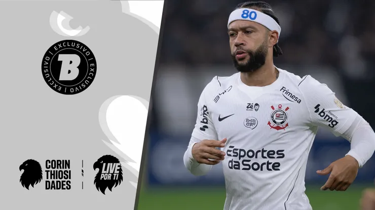 Memphis Depay em ação pelo Corinthians. Foto: Ettore Chiereguini/AGIF
