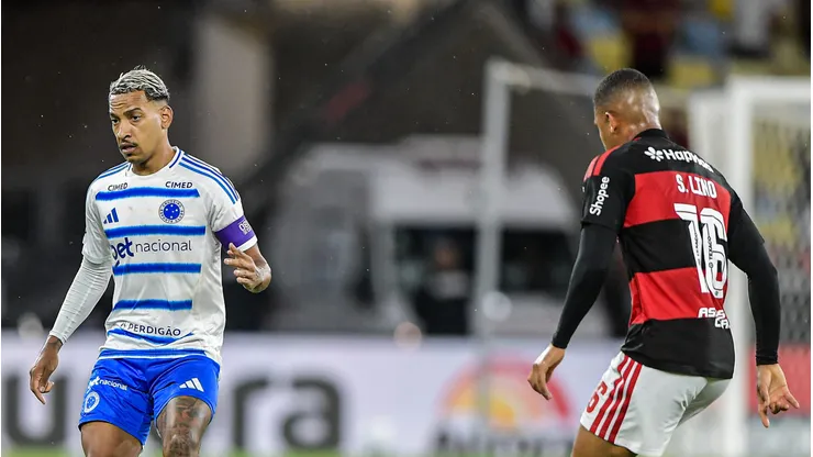- Matheus Pereira jogador do Cruzeiro durante partida contra o Flamengo