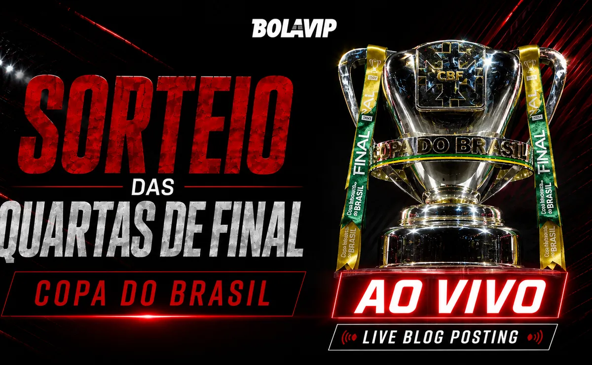 Sorteio da Copa do Brasil AO VIVO – Confrontos das quartas serão definidos