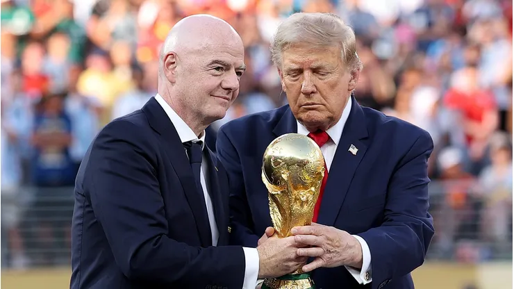 Trump fez elogios ao atual presidente da Fifa.