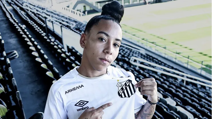 Wendy pelo Santos. Foto: Santos/X