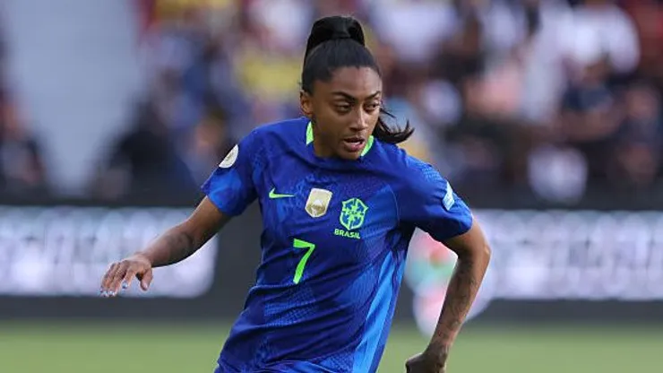 Kerolin puxa a fila dos sucessos brasileiros no mercado da bola feminino - (Photo by Franklin Jacome/Getty Images)