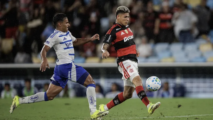 Flamengo enfrenta o Cruzeiro pela Libertadores. Foto: Andre Mourao/AGIF