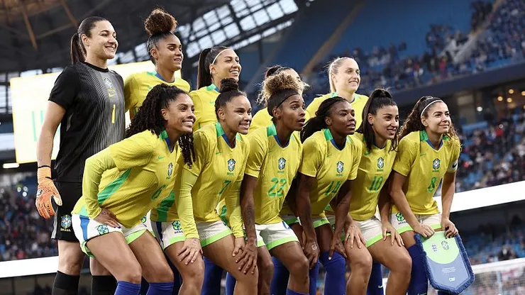 Seleção Feminina. Foto: Naomi Baker/Getty Images