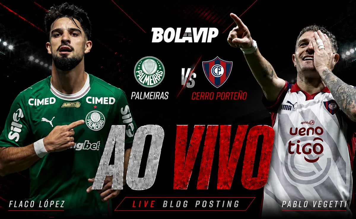 Palmeiras x Cerro Porteño AO VIVO – “Flaco Roque” titulares pela Copa Libertadores