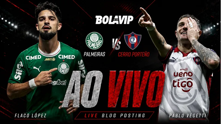 Palmeiras x Cerro Porteño é transmitido ao vivo pelo Bolavip Brasil