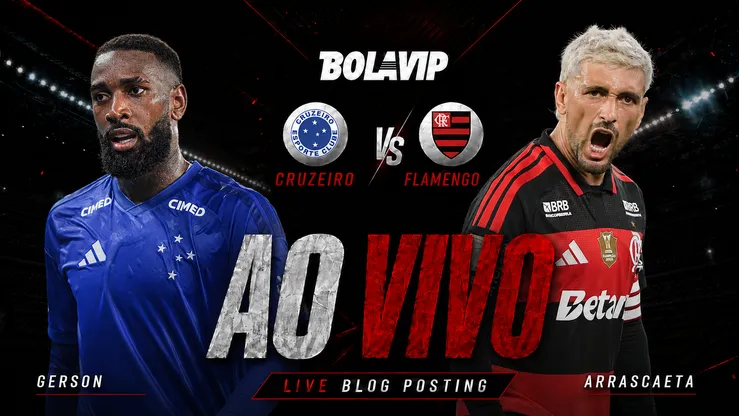 FotoxFoto: Acompanhe Cruzeiro x Flamengo. Gerson e Arrascaeta (Thiago Ribeiro/AGIF)