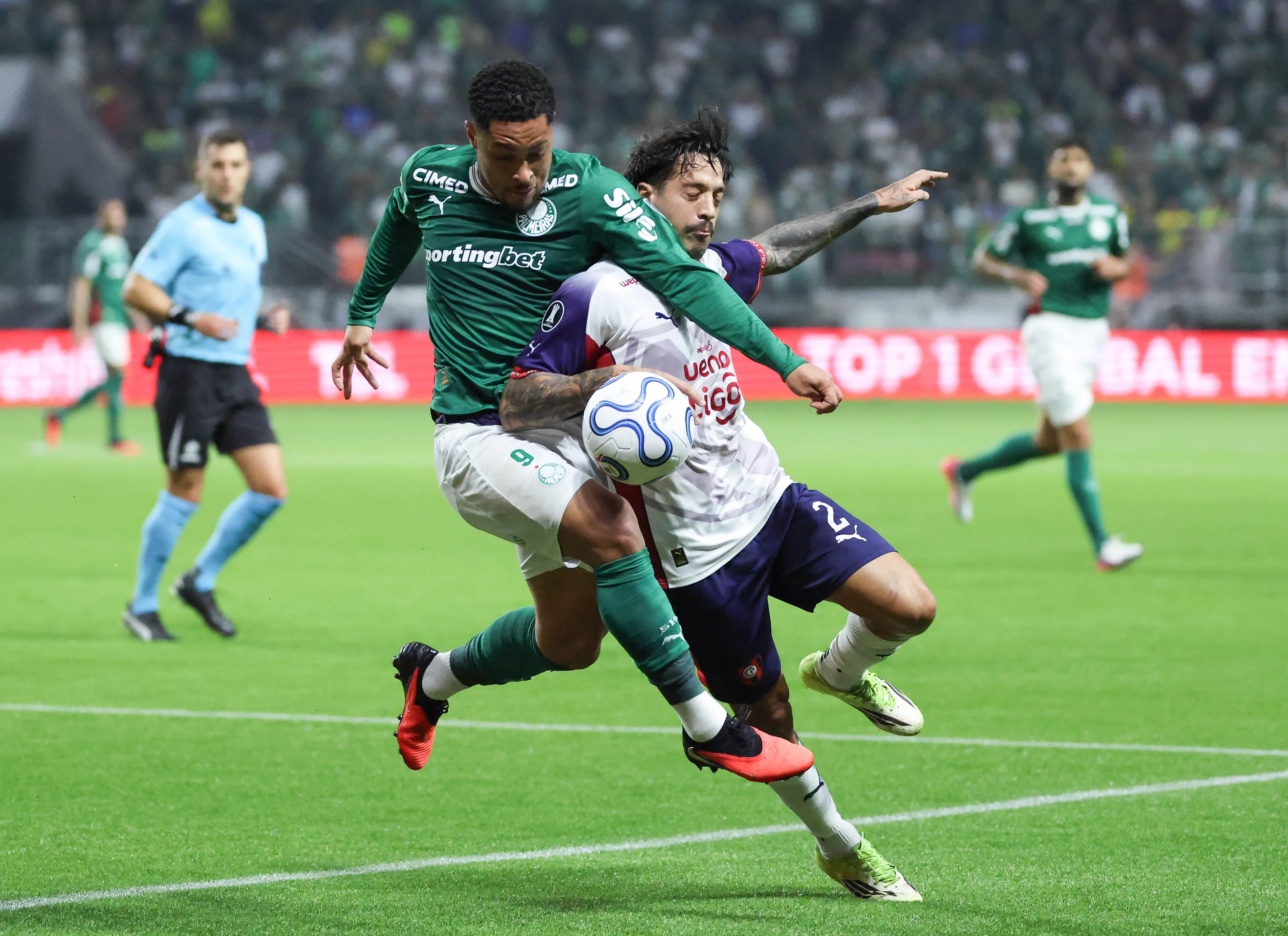 Palmeiras x Cerro Porteño. (Photo by Alexandre Schneider/Getty Images)