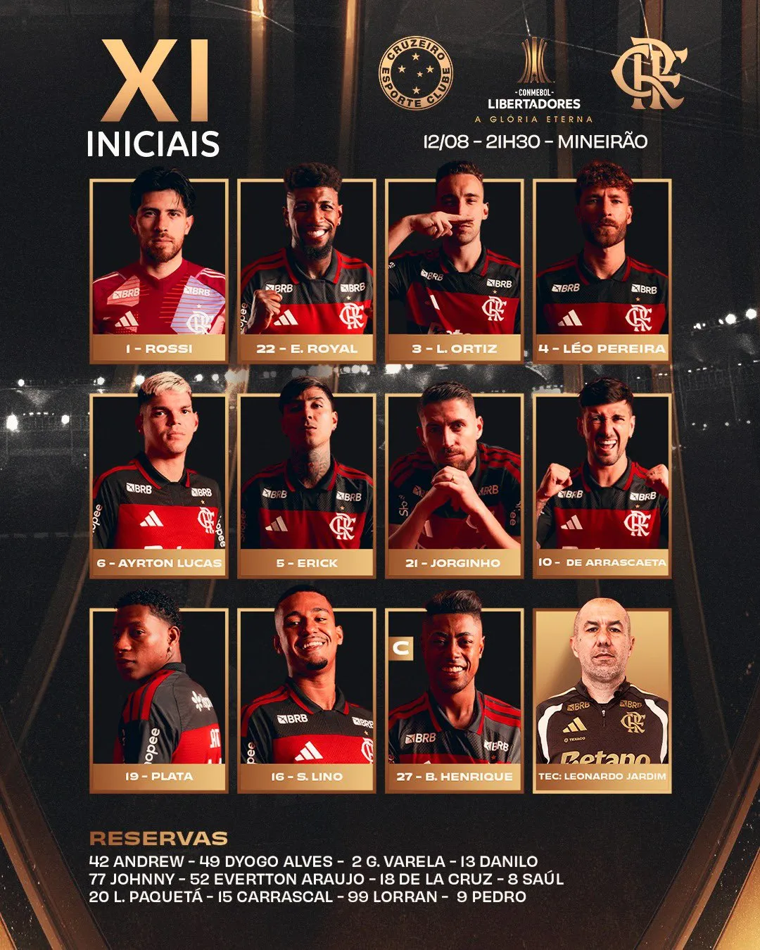 Foto: Divulgação/Flamengo