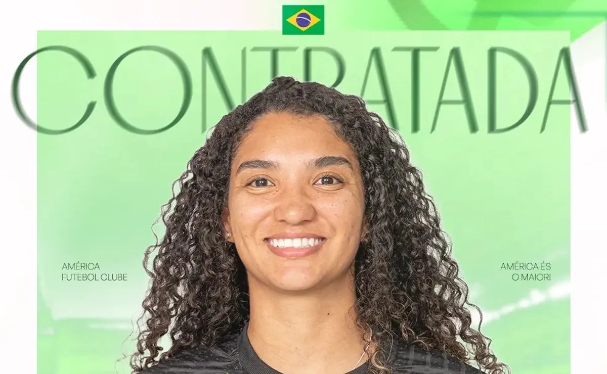 Gi Santos, ex-Internacional, é confirmada como novo reforço do América Mineiro no futebol feminino