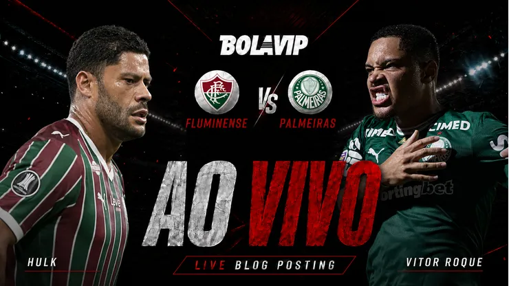 Acompanhe Fluminense x Palmeiras. FotoxFoto: Hulk (Thiago Ribeiro/AGIF); Vitor Roque (Joisel Amaral/AGIF)